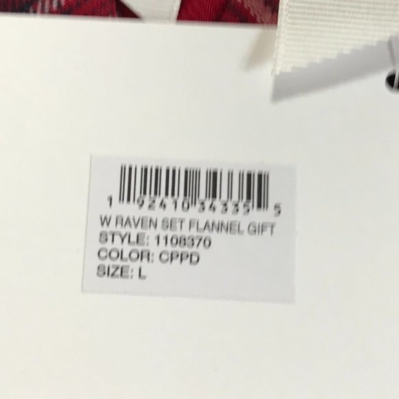 Women's UGG "Raven" Flannel Plaid Pajamas, Size Large, New with Tags - Picture 3 of 4